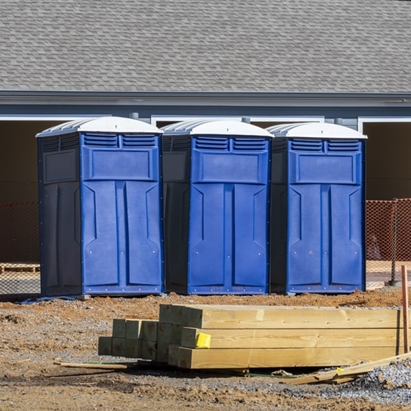 what is the maximum capacity for a single porta potty in Pawnee IL